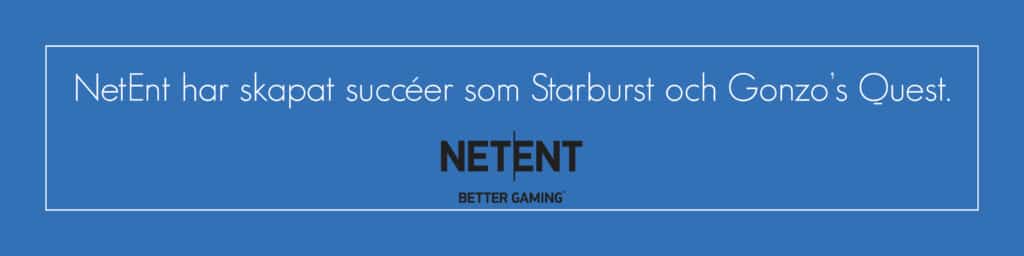 NetEnt speltillverkare 