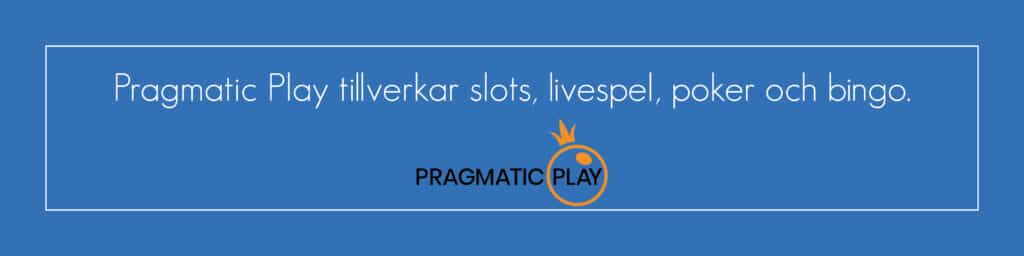 Pragmatic Play tillverkare