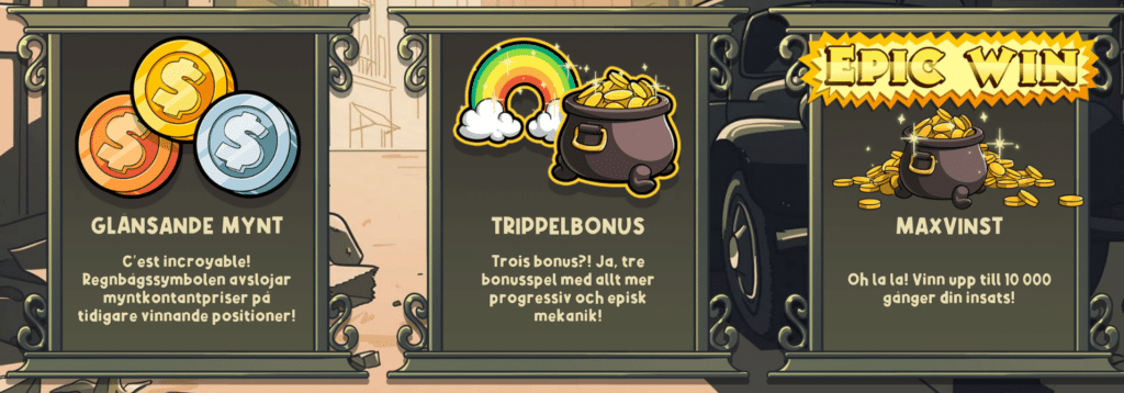 Funktioner i Le Bandit